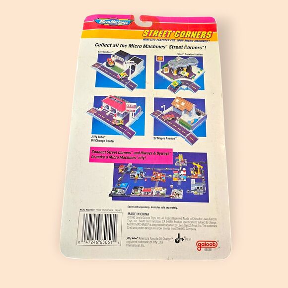 Vtg Micro Machines Street Corners City Quick Lube NOS - Picture 5 of 5